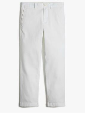 Crewcuts White Slim Chinos